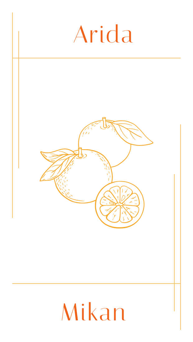 カードの裏面（Arida Mikan）